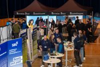Großer Andrang bei der Azubi-Messe von Röhm-Medien in der Sindelfinger Stadthalle.