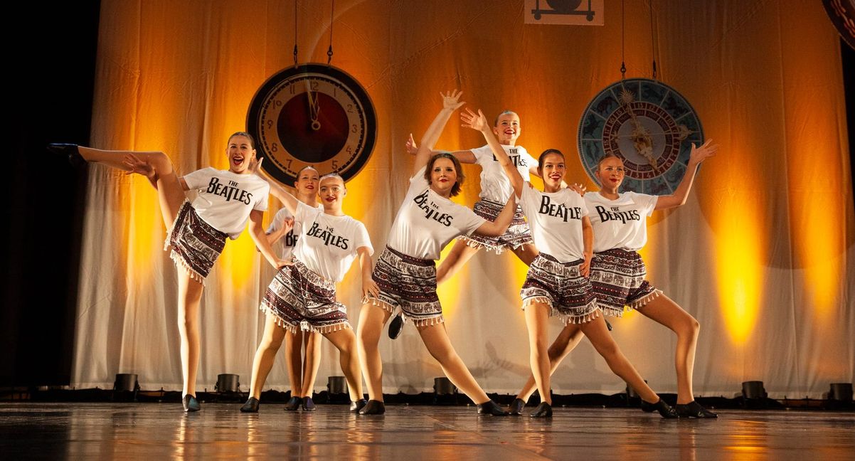 Die "Dance Angels" auf dem Weg zur Deutschen Meisterschaft.
