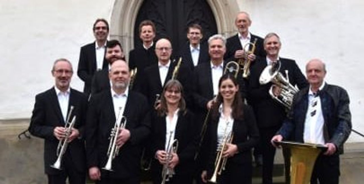 Die Bläser kommen alle aus der Region Stuttgart und kommen gemeinsam auf 450 Jahre aktive Posaunenchorarbeit. Bild: z