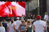 Ein ganzes Jahrzehnt voller Popkultur stand im Mittelpunkt bei der "90er Party" auf dem Flugfeld.