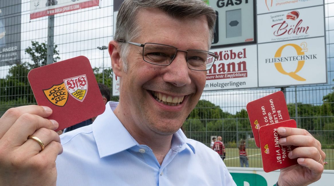 Matthias Schöck sitzt künftig an den ganz zentralen Schalthebeln des deutschen Fußballbunds.Bild: Schmidt