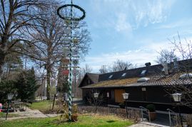 Bald soll der Biergarten wieder der Treffpunkt für Wanderer und Radfahrer sein.