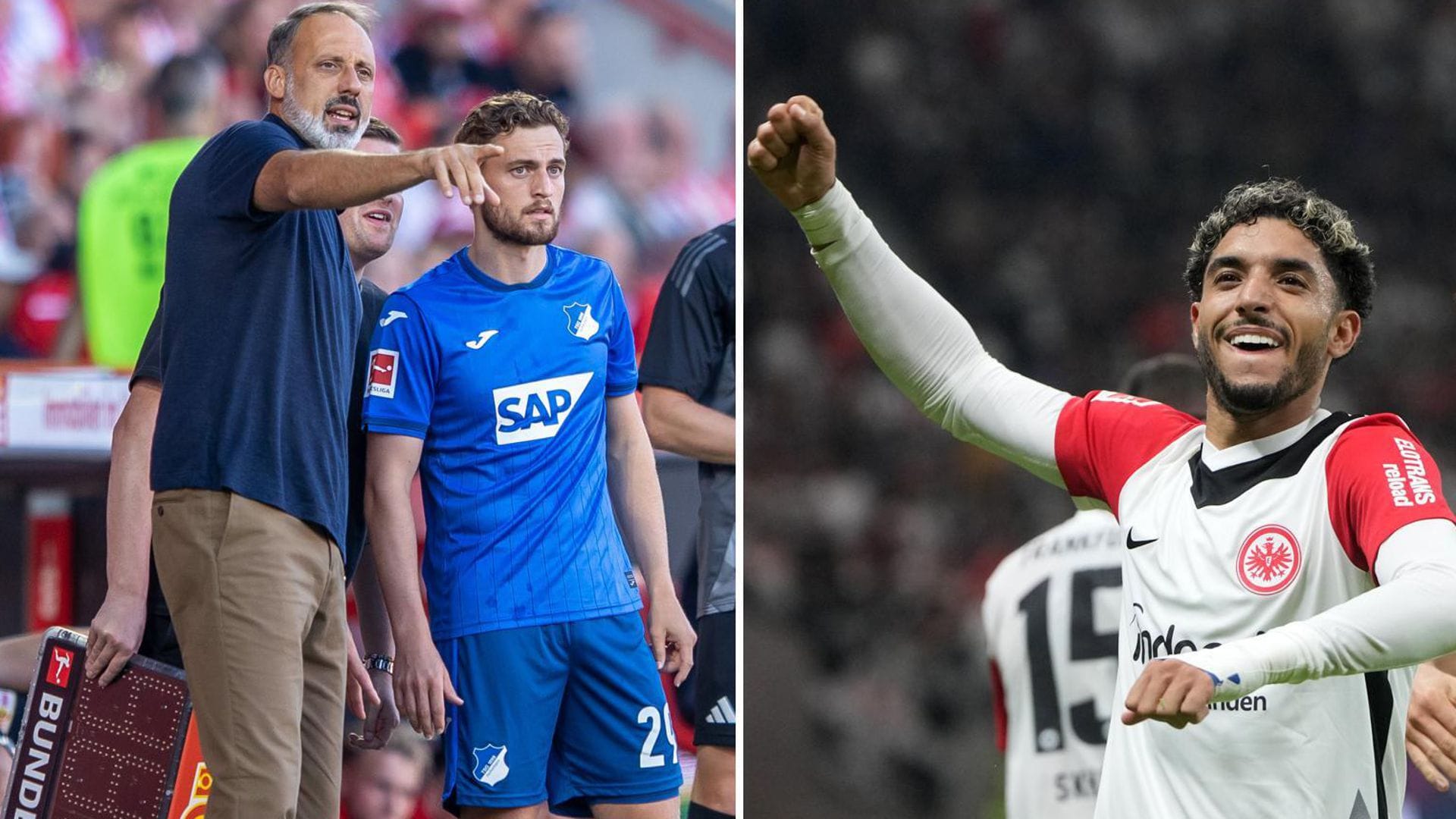 Zwei mit VfB-Vergangenheit: Pellegrino Matarazzo (links mit Jacob Bruun Larsen) sowie Omar Marmoush starten in dieser Woche mit ihren neuen Clubs in die Europa League.