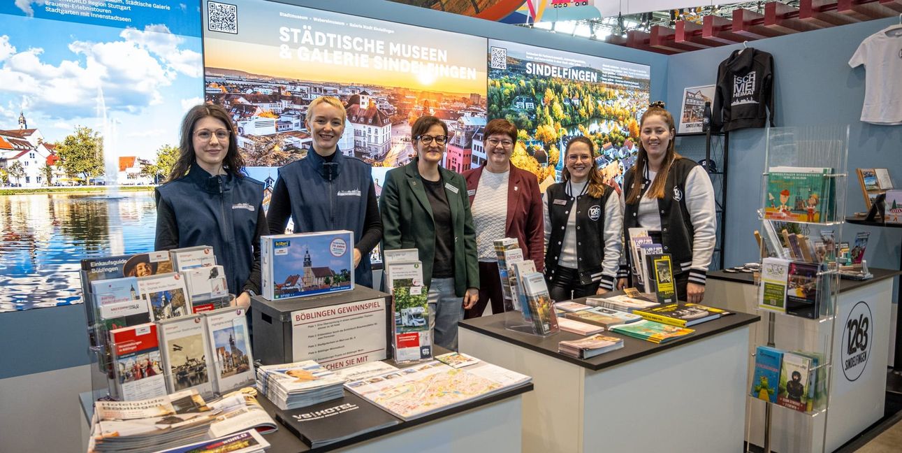 Die Städte Sindelfingen und Böblingen präsentieren sich auf der CMT.