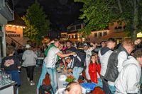Public Viewing des EM-Eröfnungsspiels auf dem Wettbachplatz in Sindelfingen.