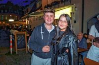 Public Viewing des EM-Eröfnungsspiels auf dem Wettbachplatz in Sindelfingen.
