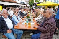 Public Viewing des EM-Eröfnungsspiels auf dem Wettbachplatz in Sindelfingen.