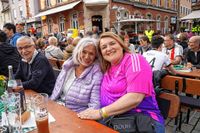 Public Viewing des EM-Eröfnungsspiels auf dem Wettbachplatz in Sindelfingen.
