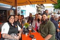 Public Viewing des EM-Eröfnungsspiels auf dem Wettbachplatz in Sindelfingen.