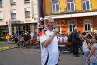 Public Viewing des EM-Eröfnungsspiels auf dem Wettbachplatz in Sindelfingen.