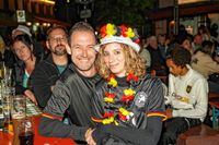 Public Viewing des EM-Eröfnungsspiels auf dem Wettbachplatz in Sindelfingen.