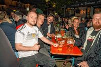 Public Viewing des EM-Eröfnungsspiels auf dem Wettbachplatz in Sindelfingen.