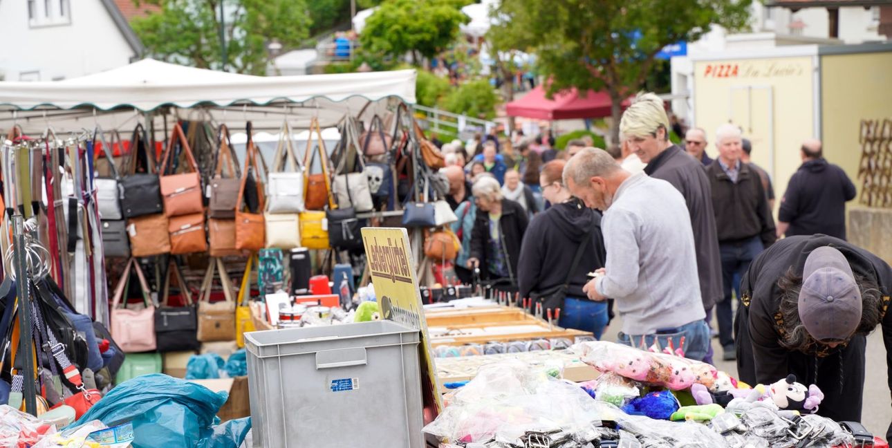 Der Döffinger Vaterstagsmarkt wird am Mittwoch eröffnet.
 Aber der Haupttag ist natürlich am Donnerstag.