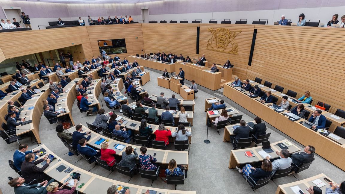 Der Landtag in Baden-Württemberg (Archivbild).