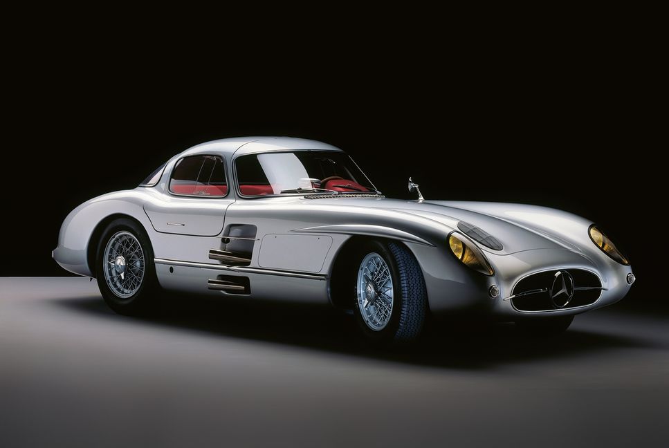 300 SL „Uhlenhaupt-Coupé“ (W 196 I) aus dem Jahr 1955, von dem es exakt 2 gebaute Exemplare gibt – eines davon fuhr der Chefingenieur von Mercedes persönlich. Bild: René Staud