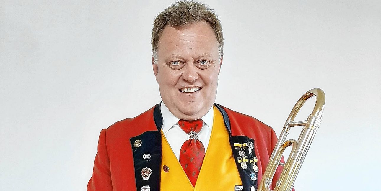 Frank Wolf ist seit vielen Jahren auch bei der Feuerwehrkapelle in Dagersheim.