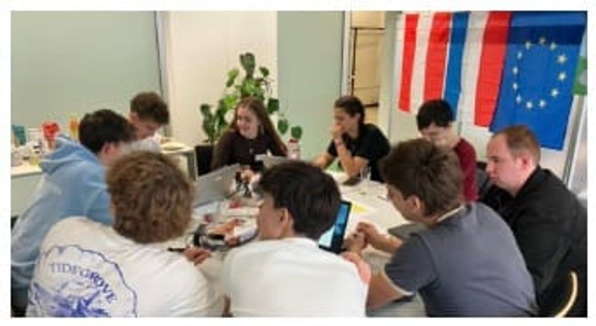 Gemeinsame Arbeit der Schüler aus Sindelfingen, Kroatien, Österreich und Luxemburg. Bild: z