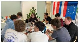 Gemeinsame Arbeit der Schüler aus Sindelfingen, Kroatien, Österreich und Luxemburg. Bild: z