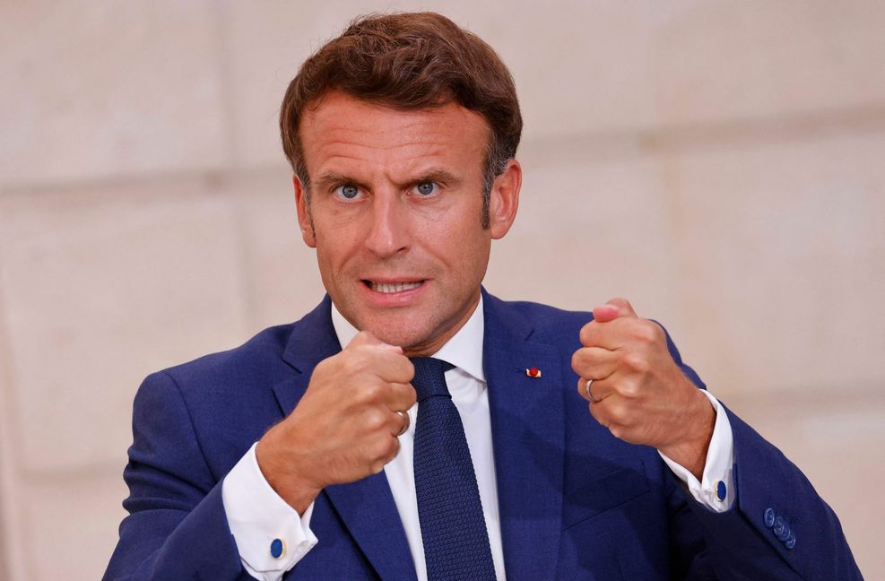 Frankreichs Präsident Emmanuel Macron nannte Elizabeth II. „Königin der Herzen“.