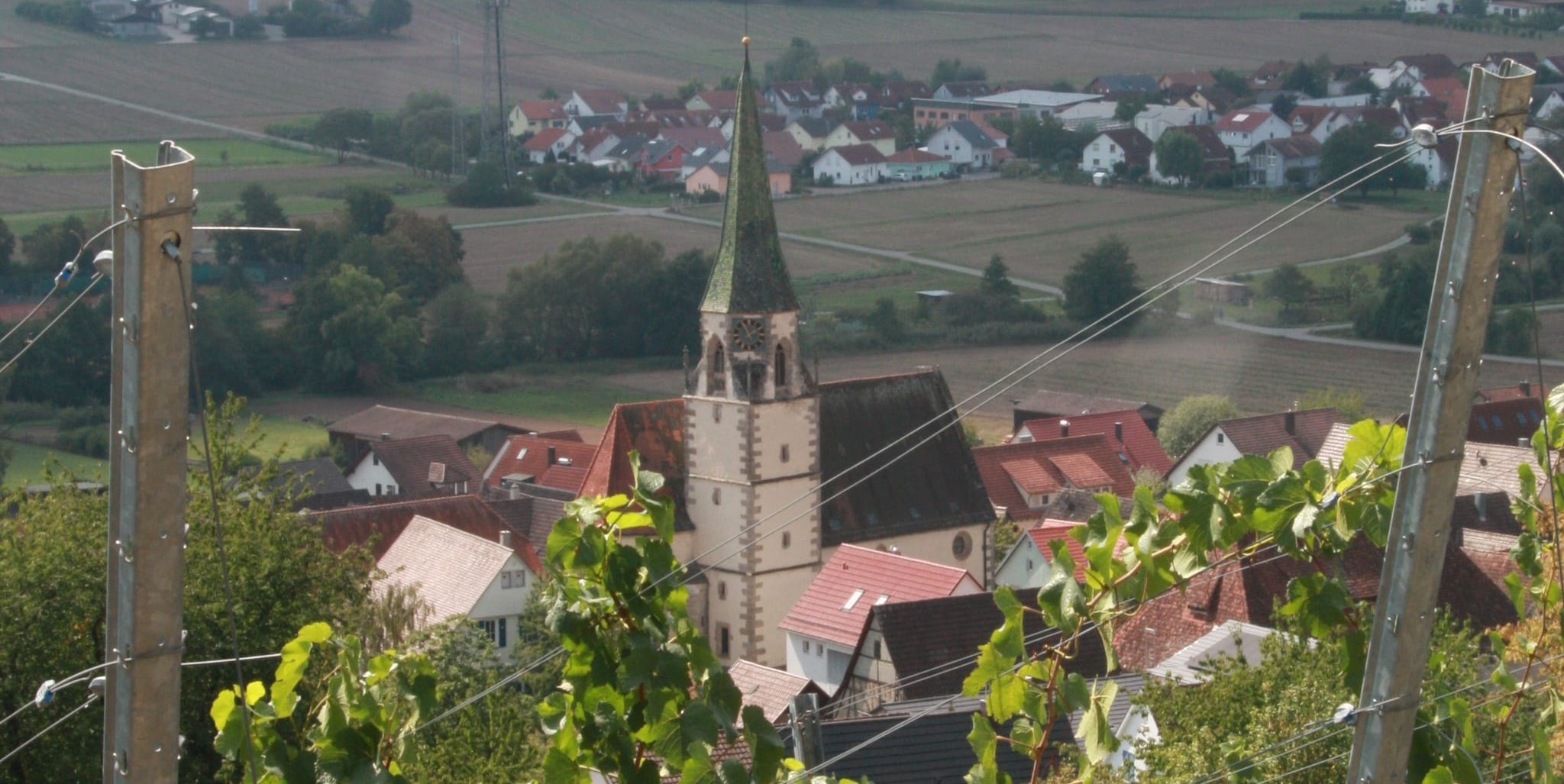 Wandern, Genießen beim Blick nach Unterjesingen.