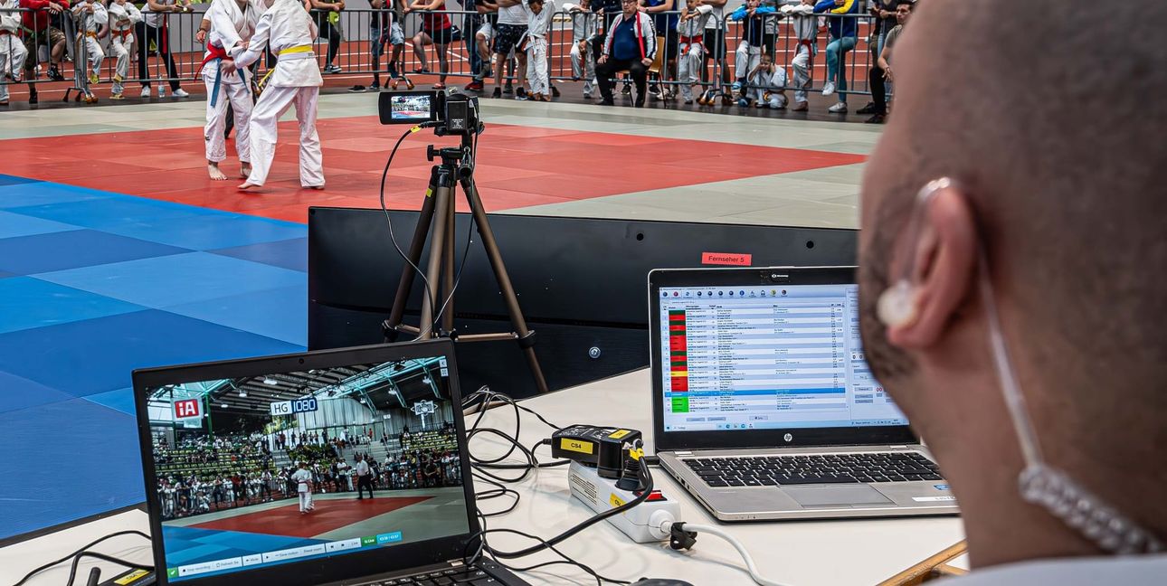 Der Videobeweis: Beim Judo ist er unumstritten.Bild: Vilz