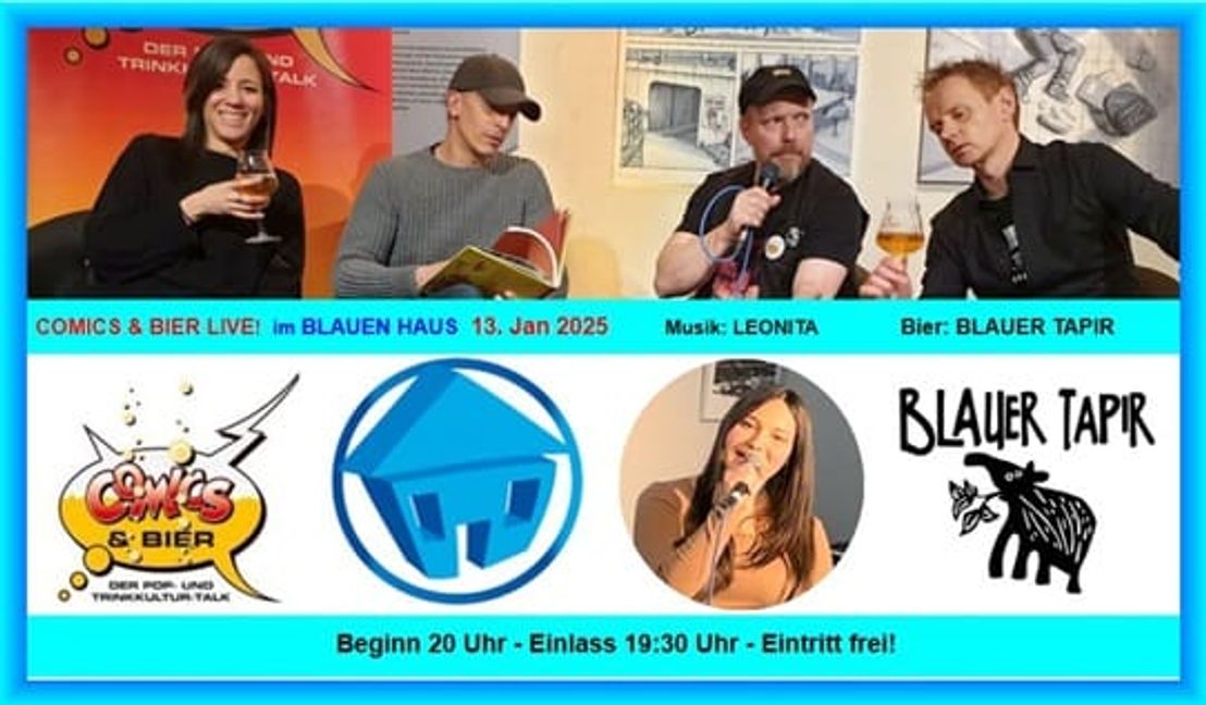 Über Comics talken am Montag Dr. Rebecca Haar, Heiko Volz und Carsten Girke mit Steffen Volkmer.