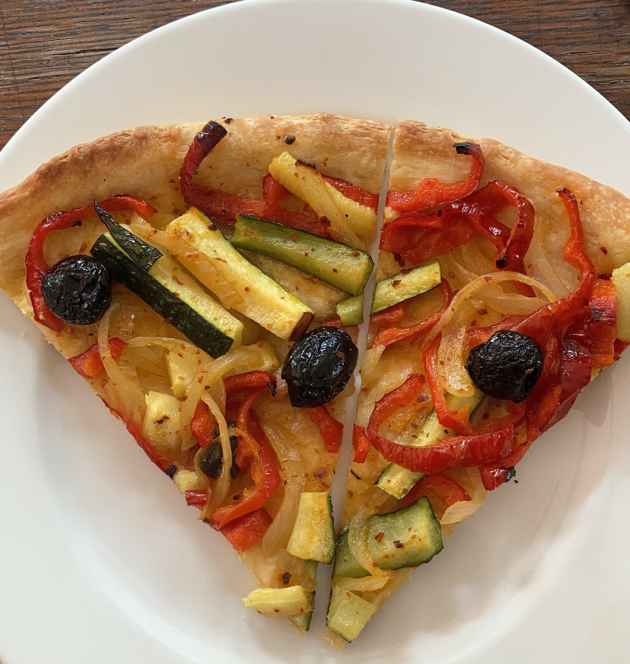 Heute mal vegetarisch – Gemüse-Focaccia.  Bild: Jung