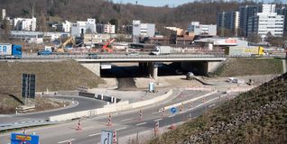 Ende nächster Woche geht‘s unter der A81 hindurch.