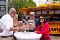 Beste Stimmung zum Schlemmermarkt-Auftakt.