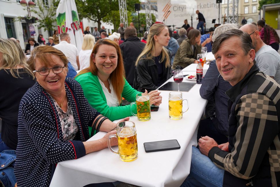 Beste Stimmung zum Schlemmermarkt-Auftakt.