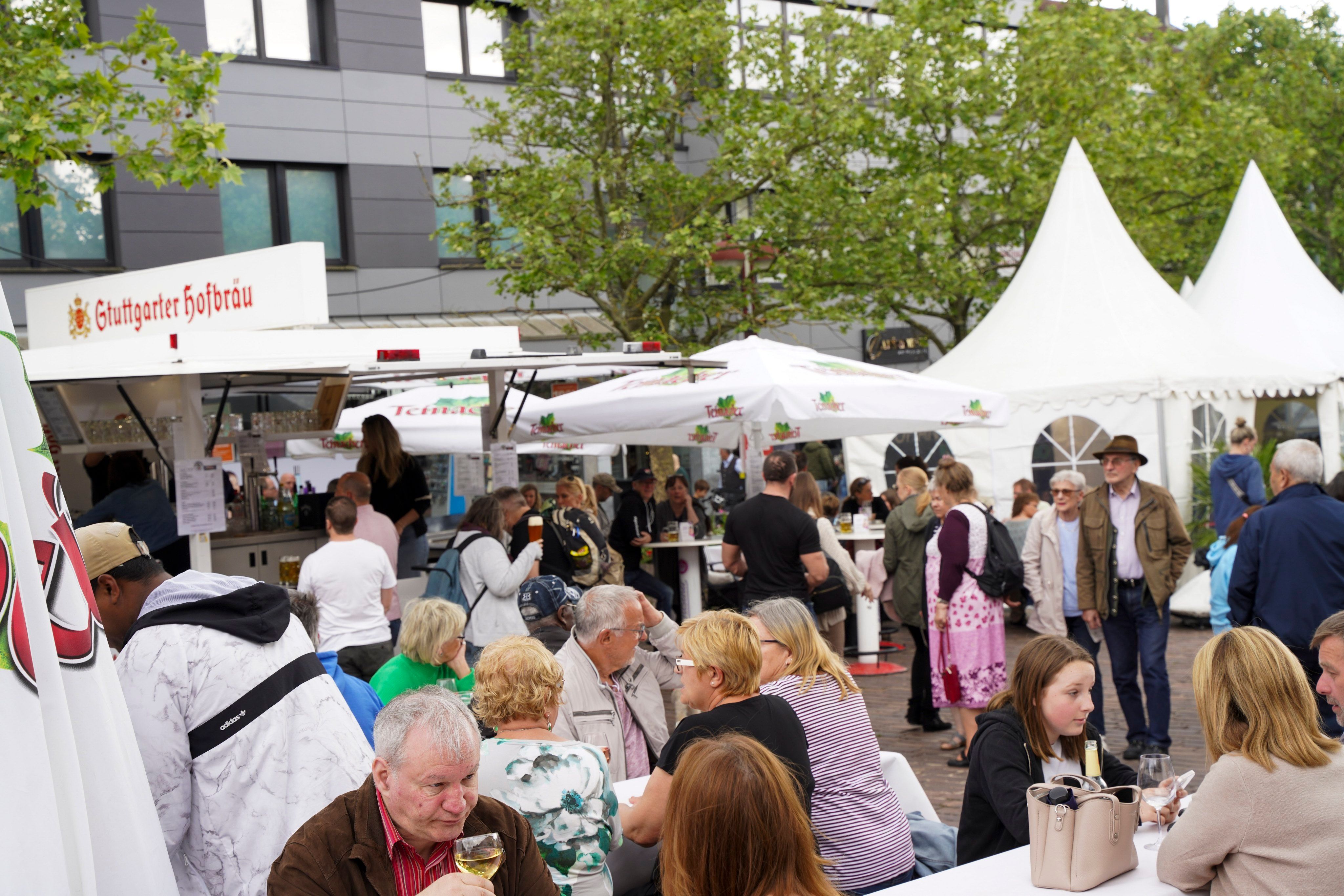 Beste Stimmung zum Schlemmermarkt-Auftakt.