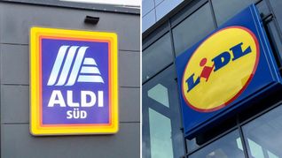 Konkurrenzkampf zwischen Aldi und Lidl.