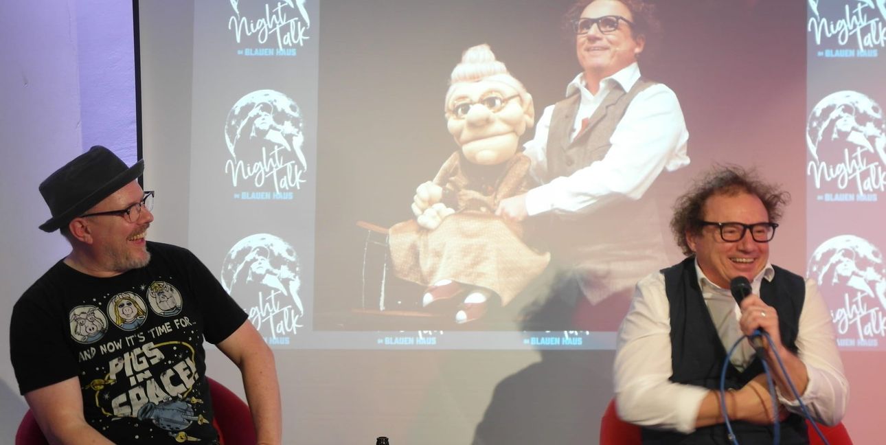 Steffen Volkmer und Peter Leonhard alias Karl-Heinz Dünnbier (von links).