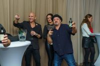 Viele fröhliche Gesichter bei der Notte Italiana in Böblingen.