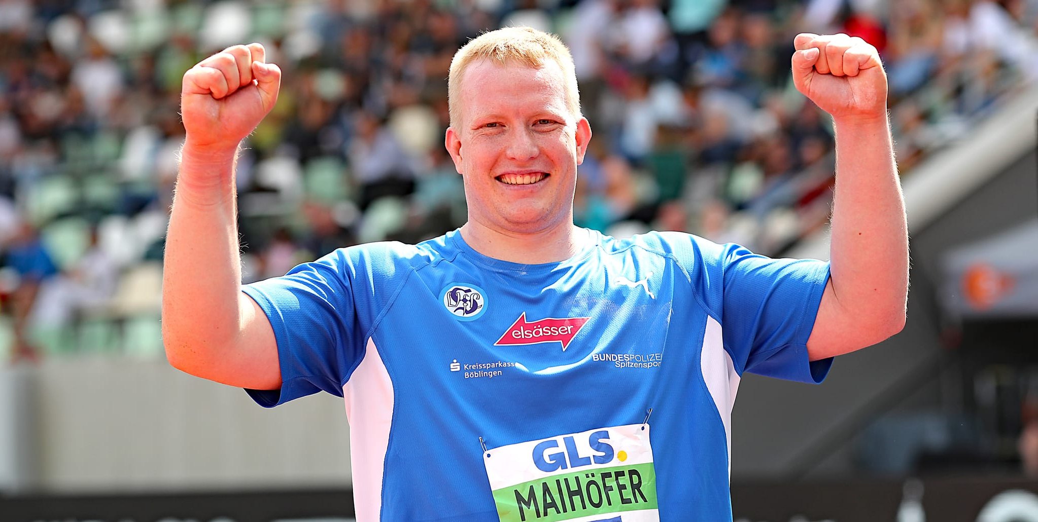 Eric Maihöfer hat sich am vergangenen Wochenende mit 20,63 Meter den Vereinsrekord geschnappt.