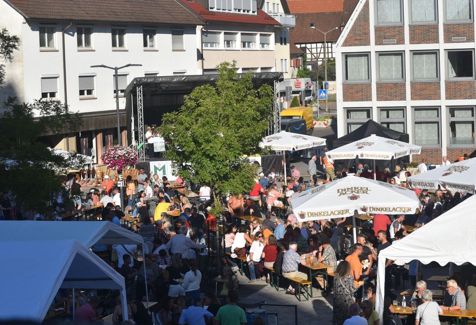 Am Samstag und Sonntag wird die Gemeinde Magstadt ganz vom Trubel des Fleckenfestes eingenommen.    Bild: z