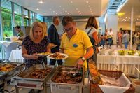 Impressionen vom Partnerschaftsabend im Vorfeld des Sindelfinger Straßenfests.