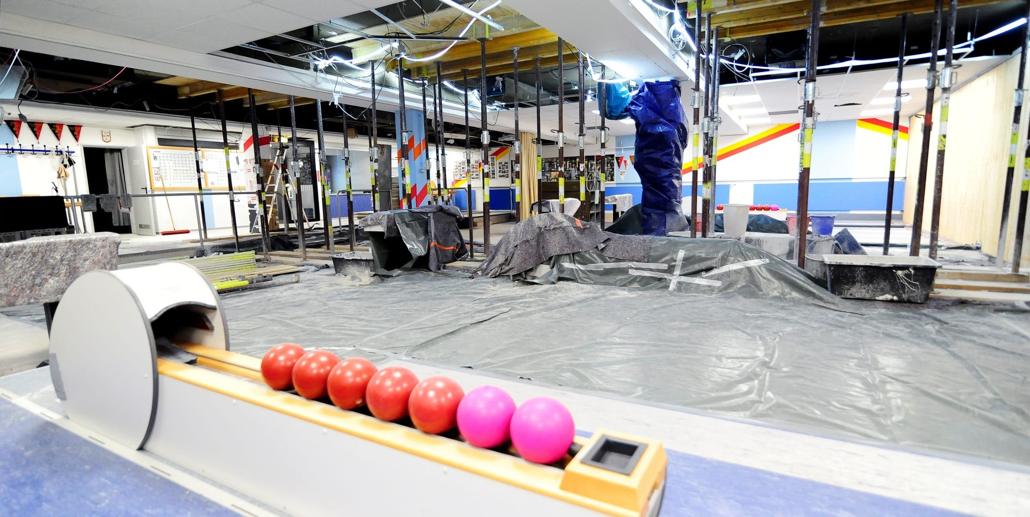 Am 17. Mai 2024 war besonders bitter für die Kegelsportler. Nach Bauarbeiten stand das Wasser Zentimeterhoch in der Anlage.