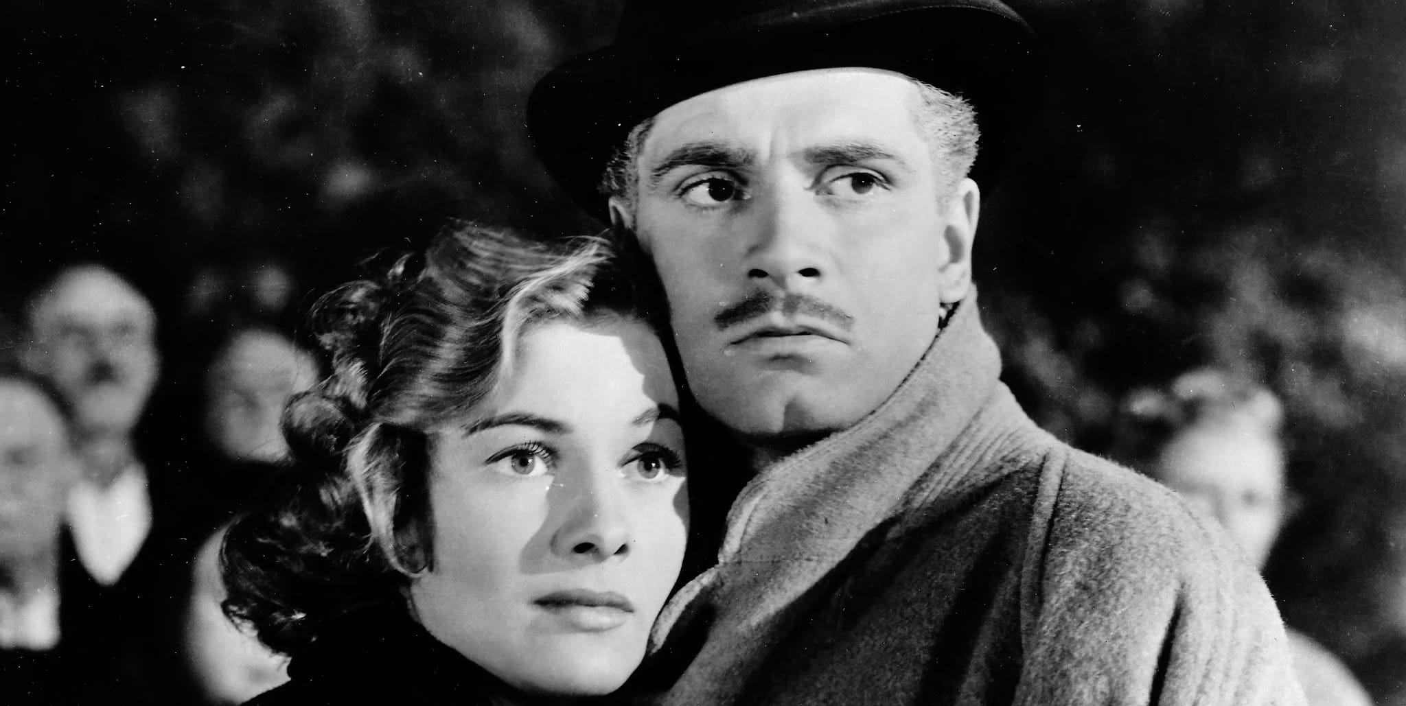 Joan Fontaine und Laurence Olivier in „Rebecca“.