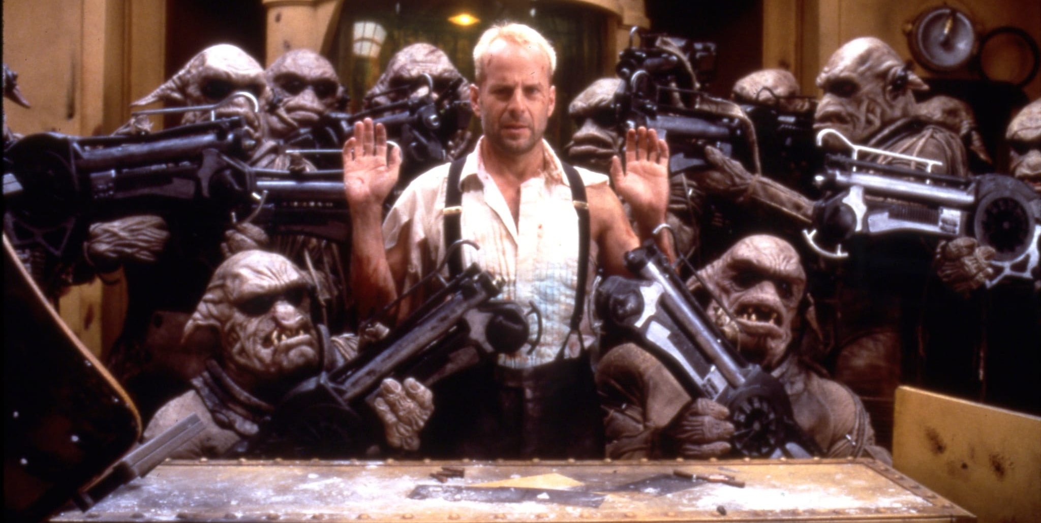 Die Gesamtsituation könnte schlimmer sein. Bruce Willis in „Das fünfte Element“.
