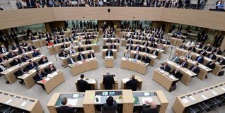 Der Landtag von Baden-Württemberg. 	Bild: Landtag von Baden-Württemberg