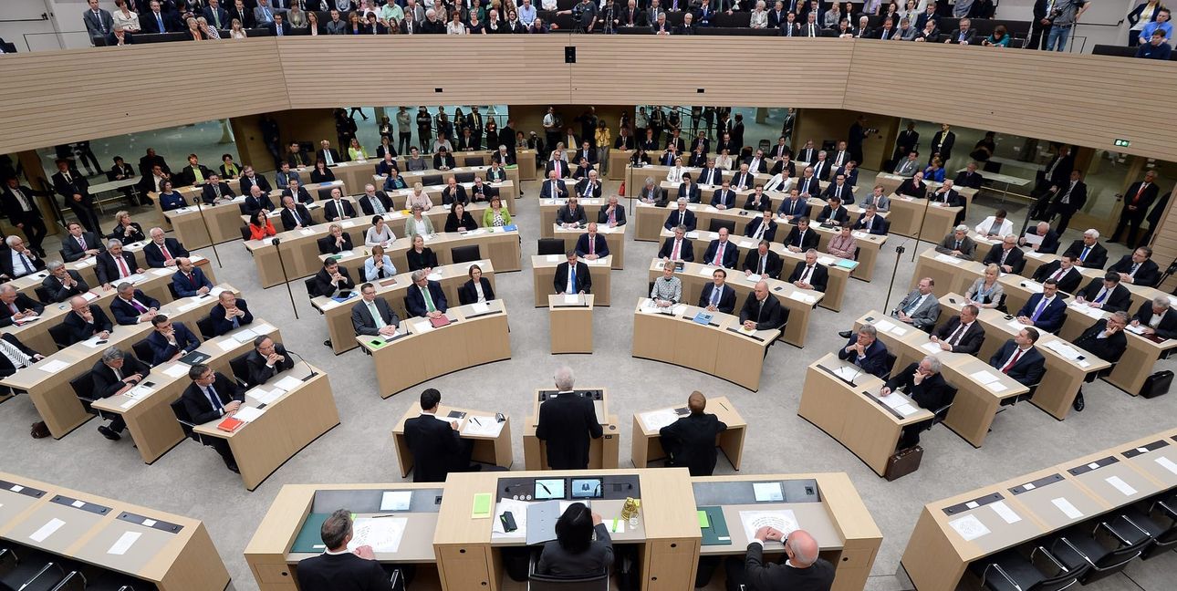 Der Landtag von Baden-Württemberg. 	Bild: Landtag von Baden-Württemberg