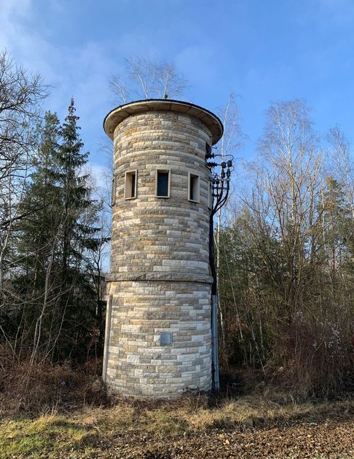 Der Turm an der Kalkhütte Schafhausener Straße.