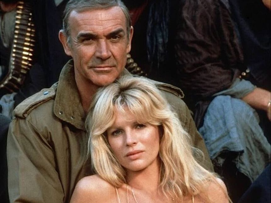 Sean Connery und Kim Basinger in „Sag niemals nie“.