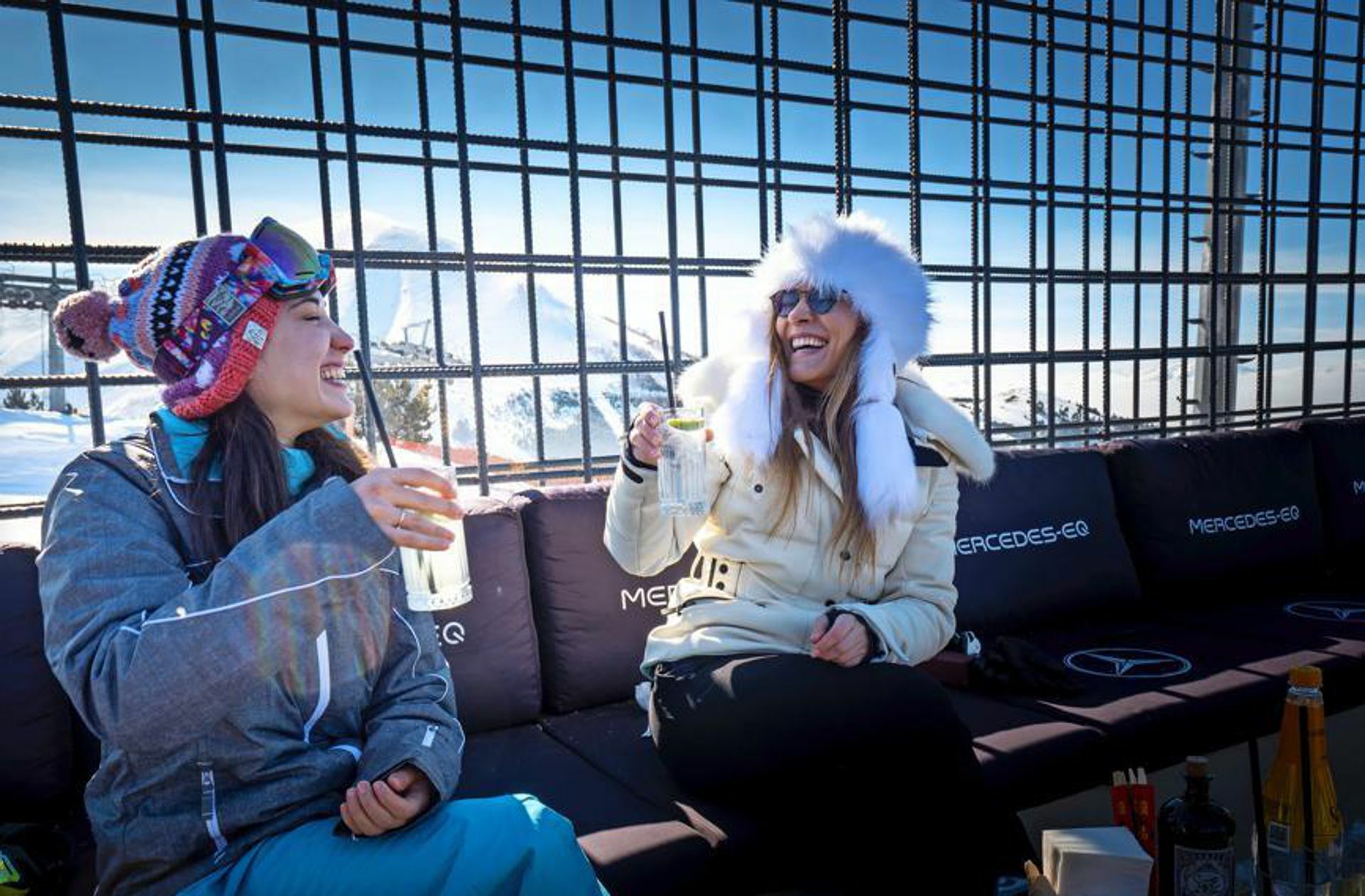 Macht gute Laune: Feiern und Wellness sind genauso schön wie Skifahren.