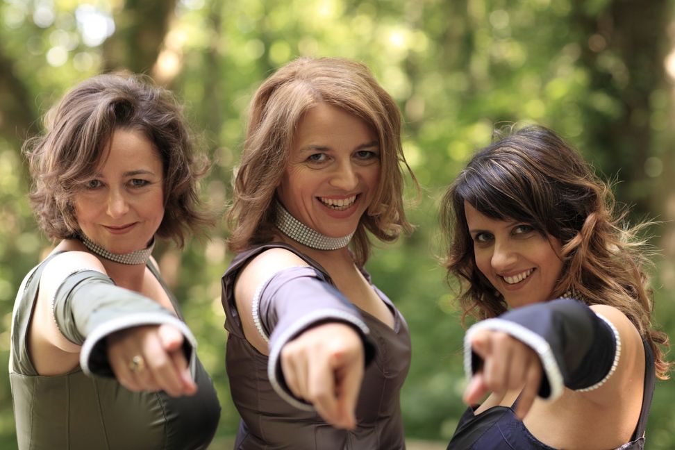 Antonia Bott, Birgit Placking und Zorana Memedovic (von links) sind Vocal Deluxe. Bild: z