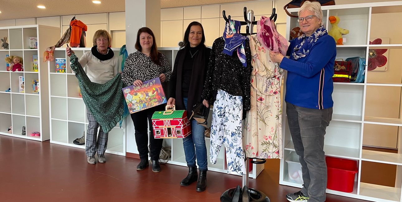 Gudrun Weitzel, Isabella Tischler, Susanne Weißenburg und Uschi Weber (von links) freuen sich auf die Eröffnung und die Arbeit in einem Team, in dem sie sich, wie sie sich einig sind, wohl fühlen. Bilder: Gospodarczyk