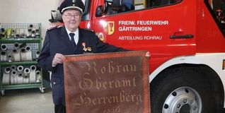Der langjährige Rohrauer Feuerwehr-Kommandanten Hans Süßer starb im März 2016.