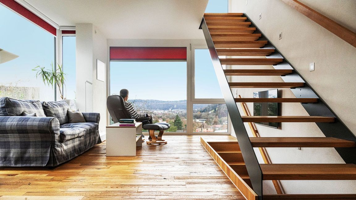 Wohnzimmer mit Ausblick