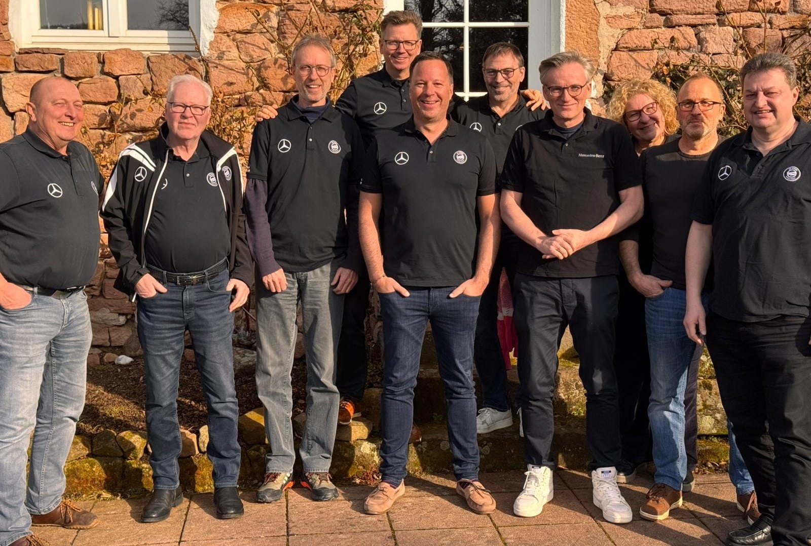 Das Führungsteam (von links): Hans-Peter Jäger (stellv. Spartenleiter), Rolf Kufferath, Oliver Wagner, Martin Scheuerle (Spartenleiter), David Grimm, Marcus Secker, Jan Krüger, Andrea Lemnitzer, Peter Schmitz und Marcus Weber.